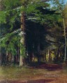 Studie für das Gemälde Hacken Holz 1867 klassische Landschaft Ivan Ivanovich Wald